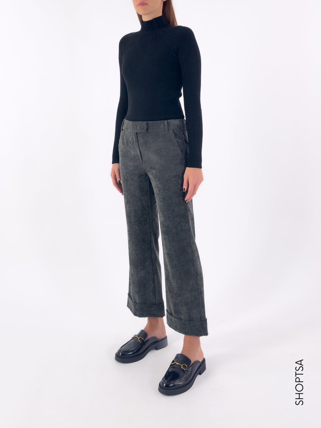 Pantaloni in velluto costa sottile PARSEC1