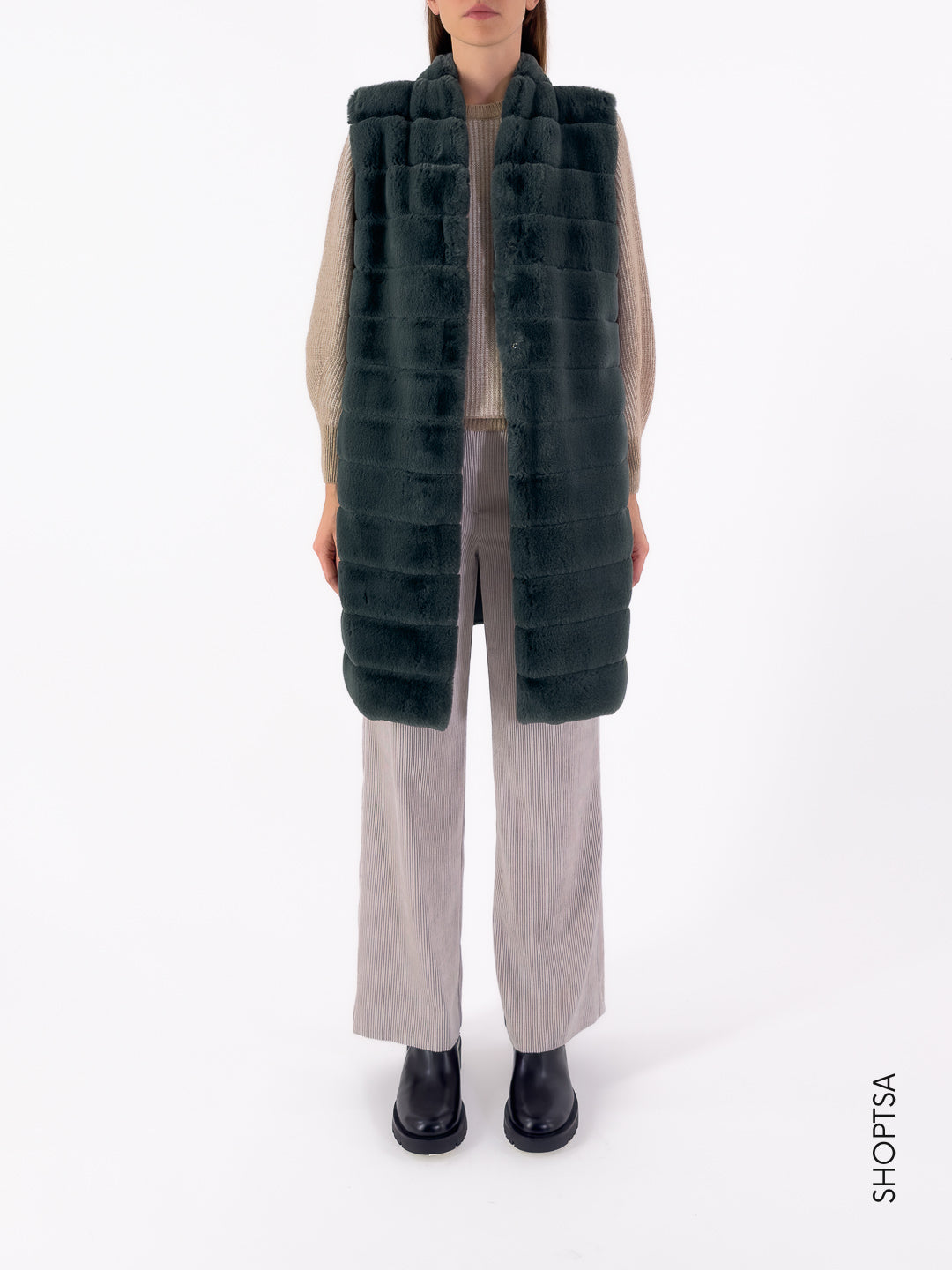 Gilet double ecopelliccia PIANOSA