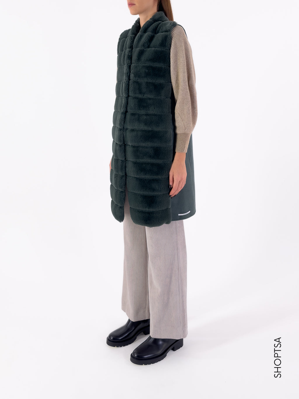 Gilet double ecopelliccia PIANOSA