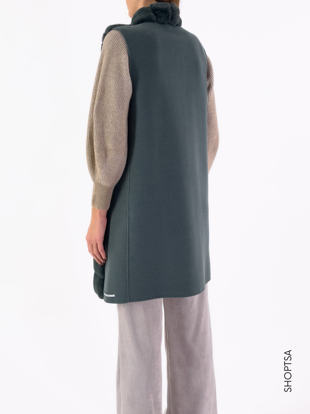 Gilet double ecopelliccia PIANOSA