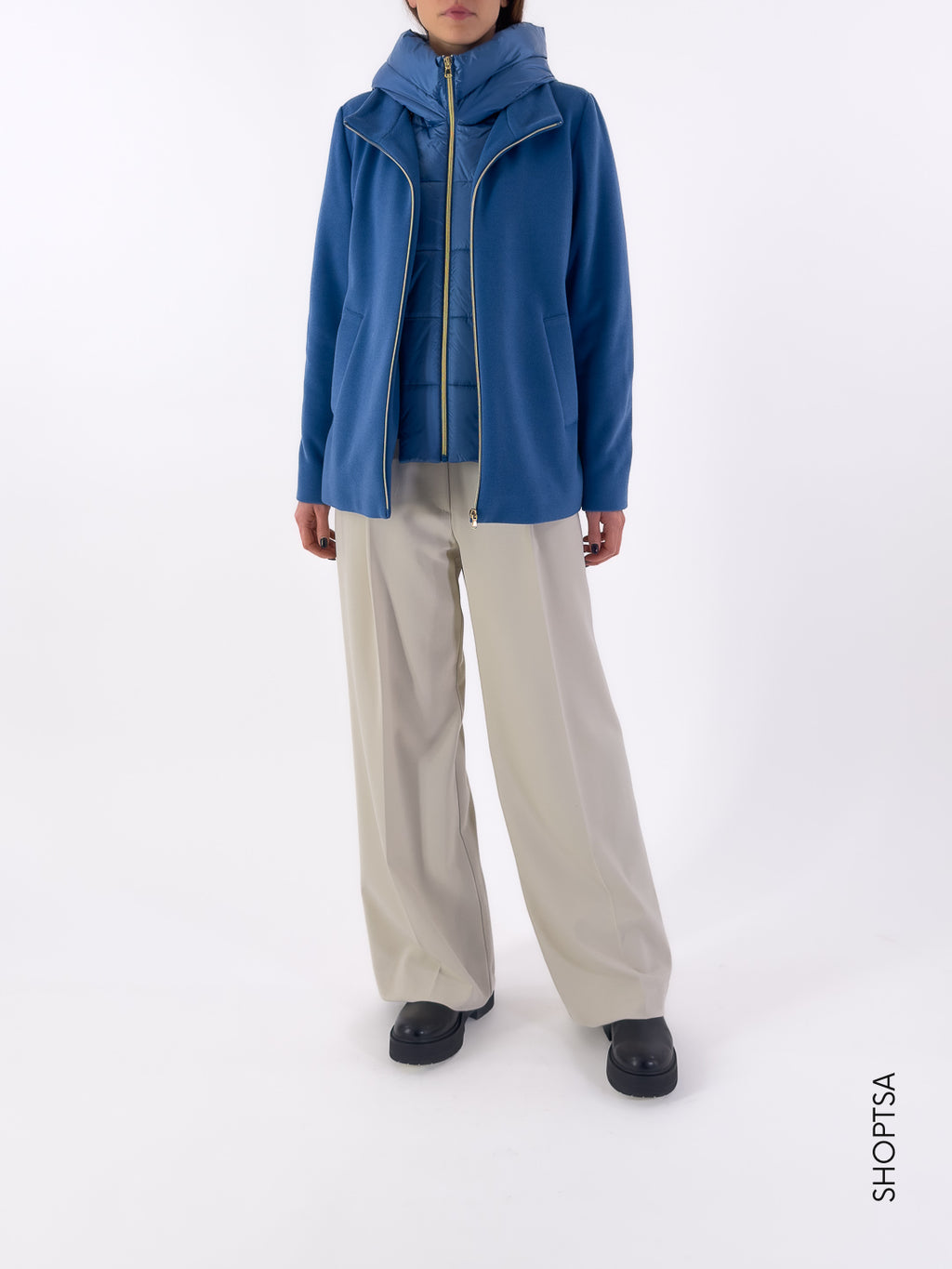 Giubbotto corto imbottitura staccabile