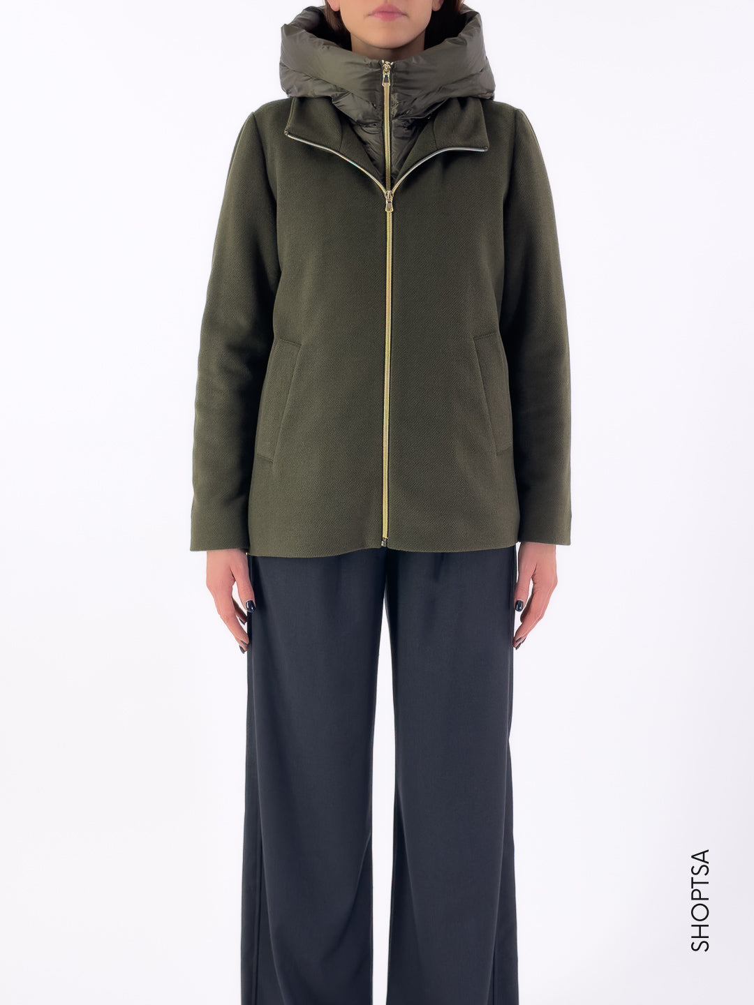 Giubbotto corto imbottitura staccabile