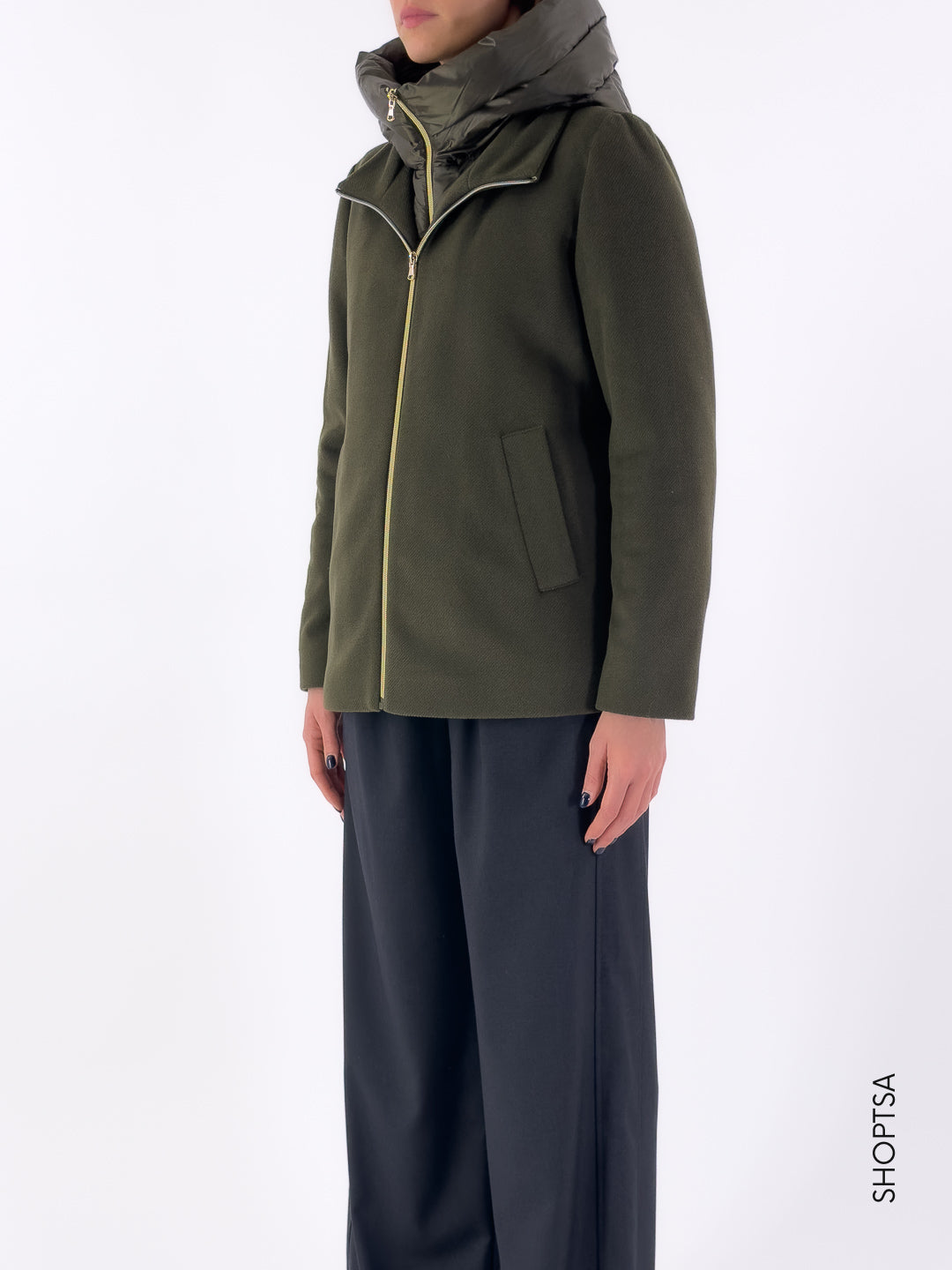 Giubbotto corto imbottitura staccabile