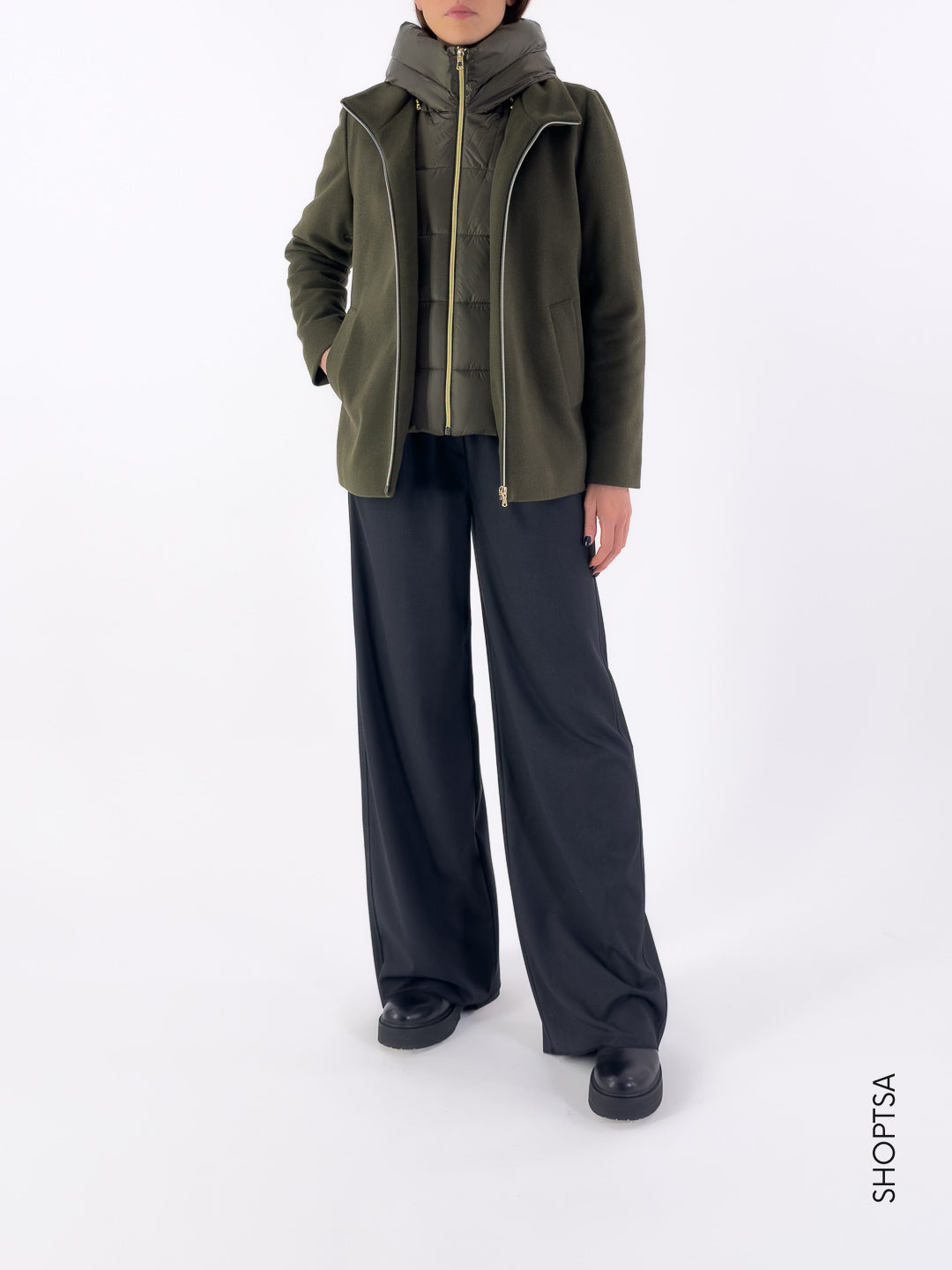 Giubbotto corto imbottitura staccabile