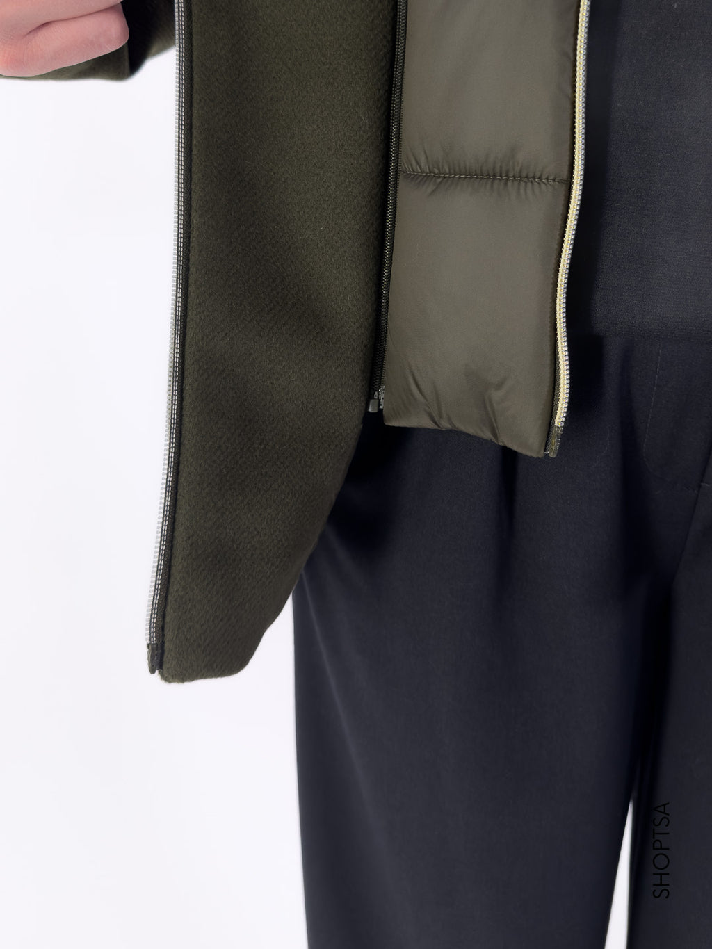 Giubbotto corto imbottitura staccabile