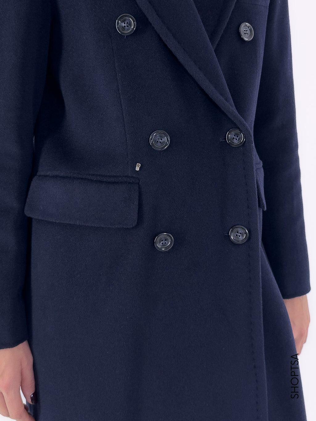 Cappotto doppiopetto in lana MATITA