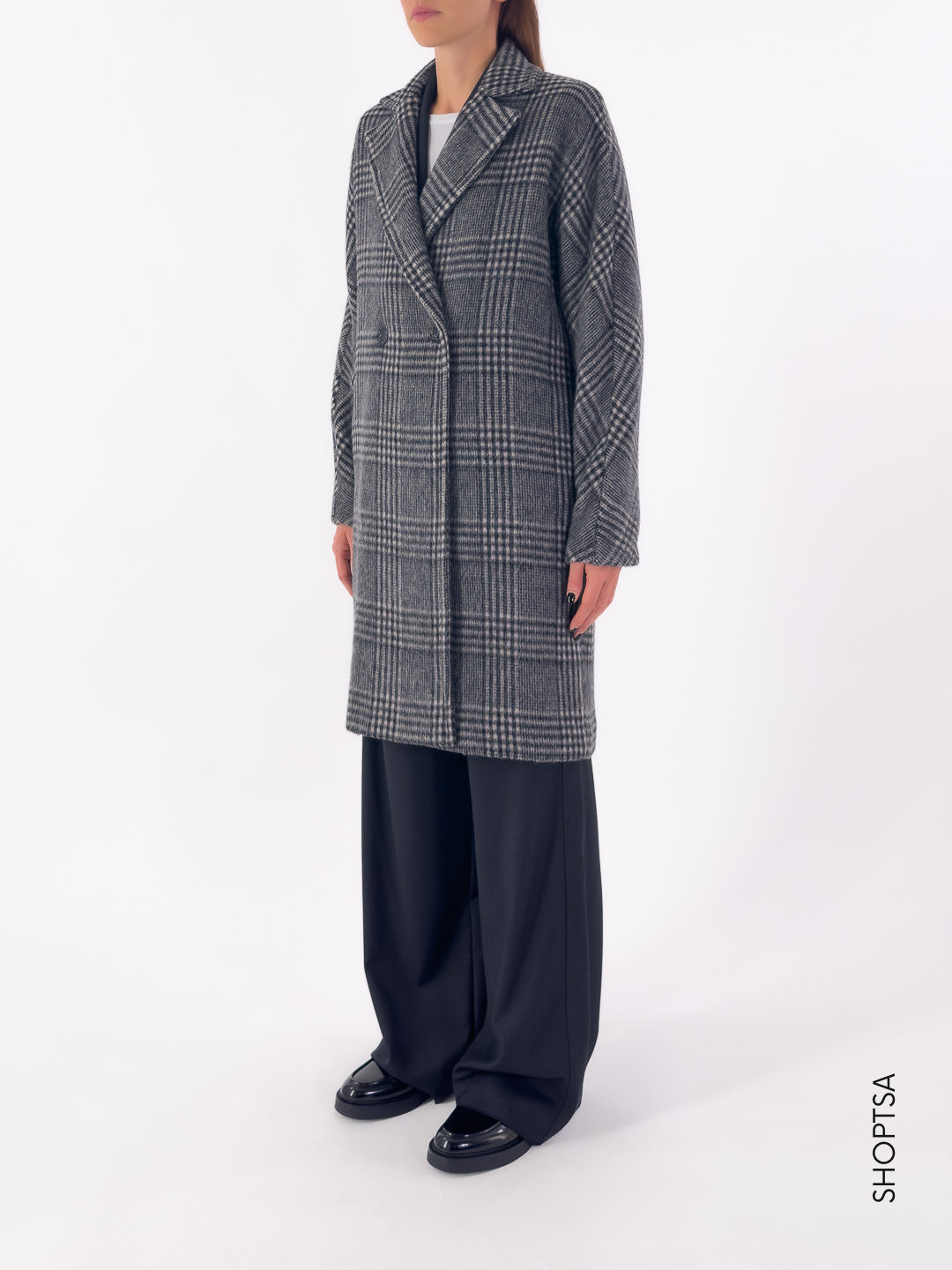 Cappotto misto lana YELLOW