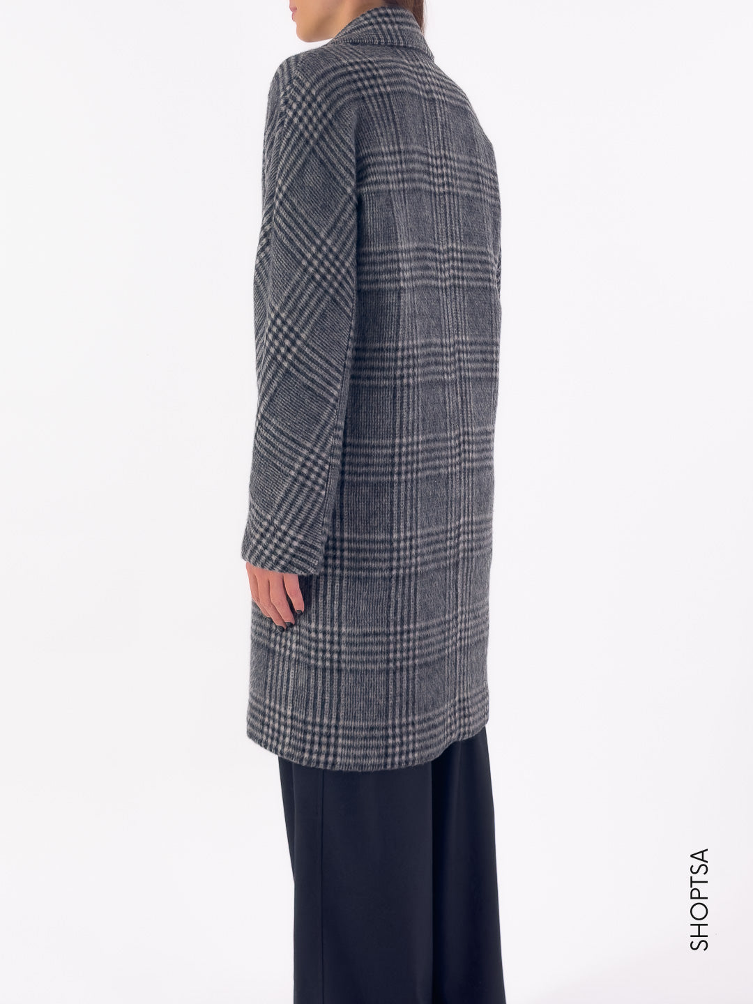 Cappotto misto lana YELLOW