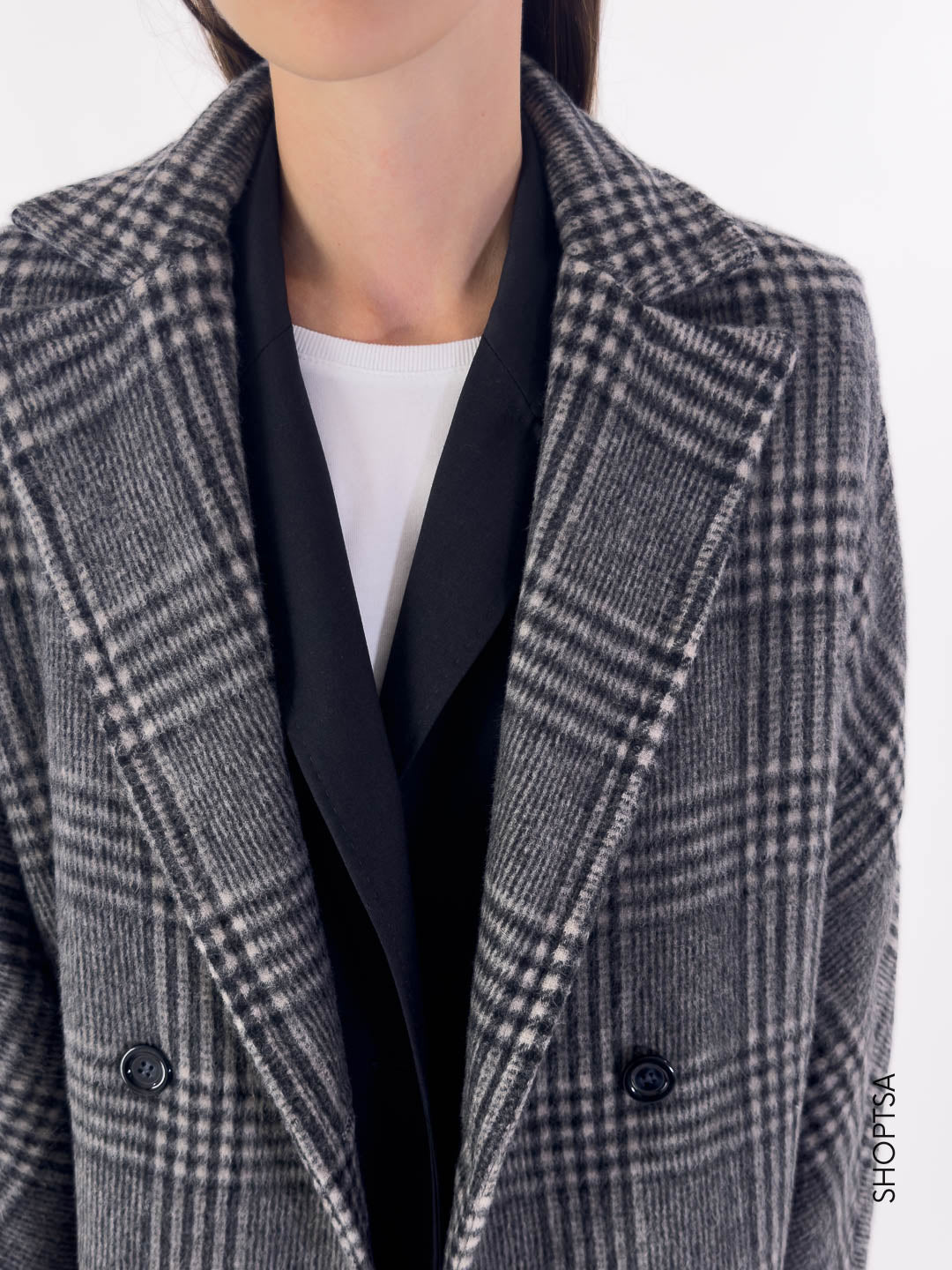 Cappotto misto lana YELLOW