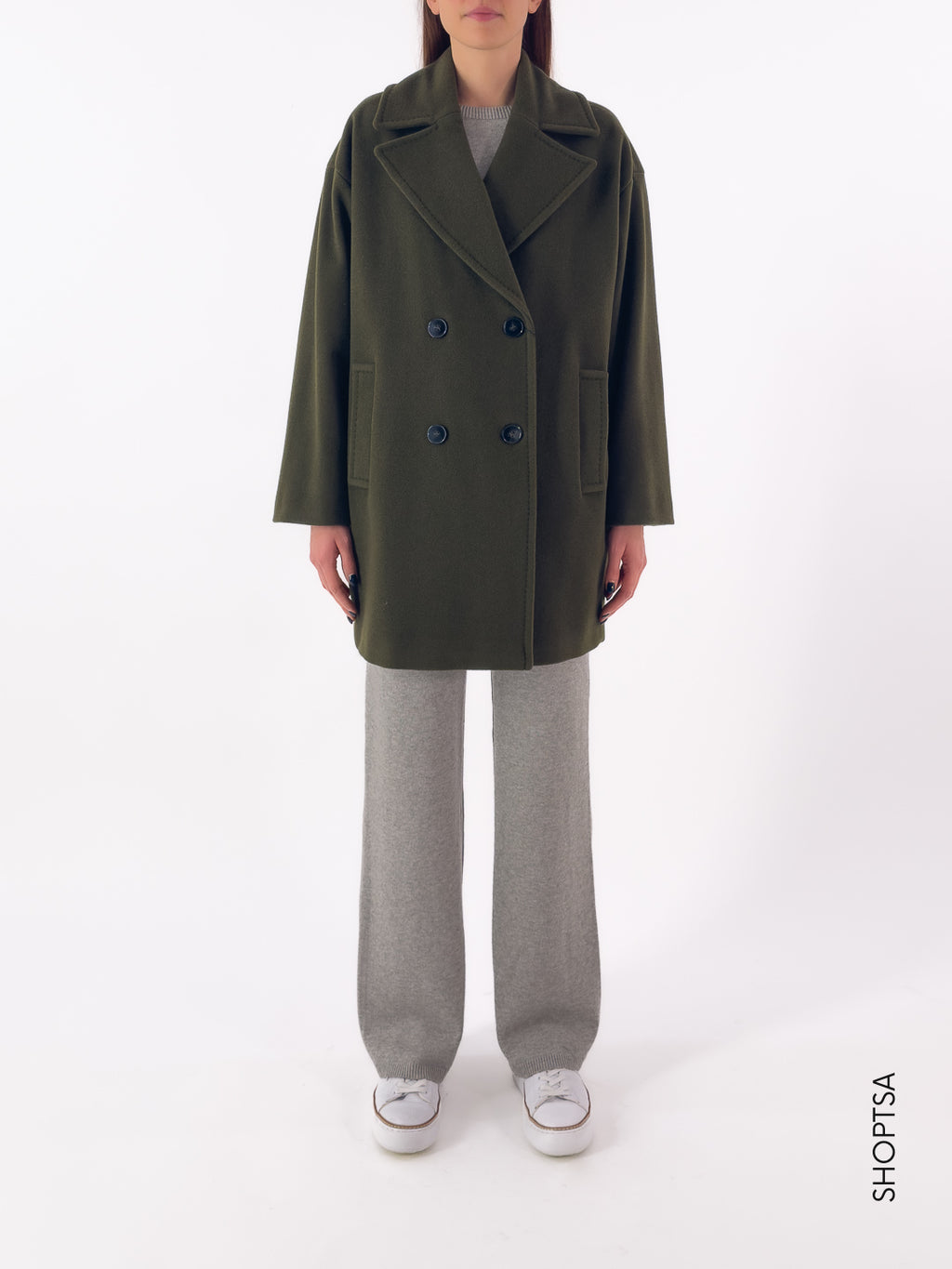 Cappottino ovetto velur di lana