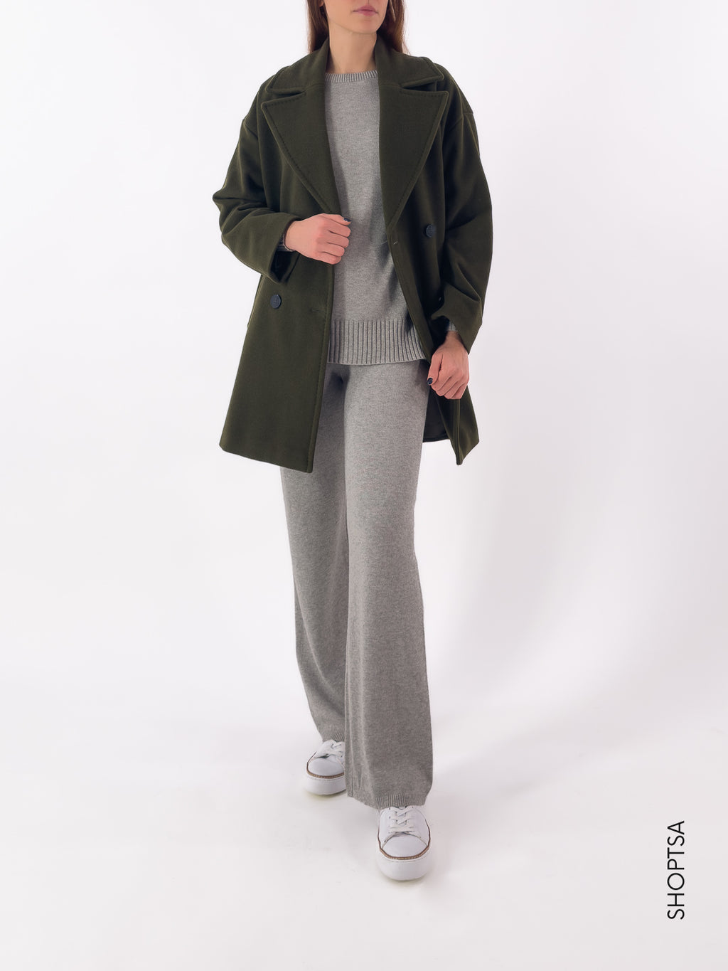 Cappottino ovetto velur di lana