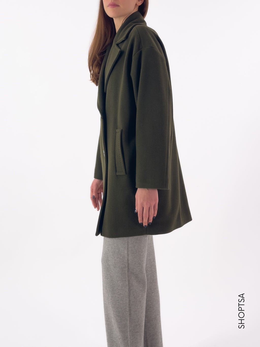 Cappottino ovetto velur di lana