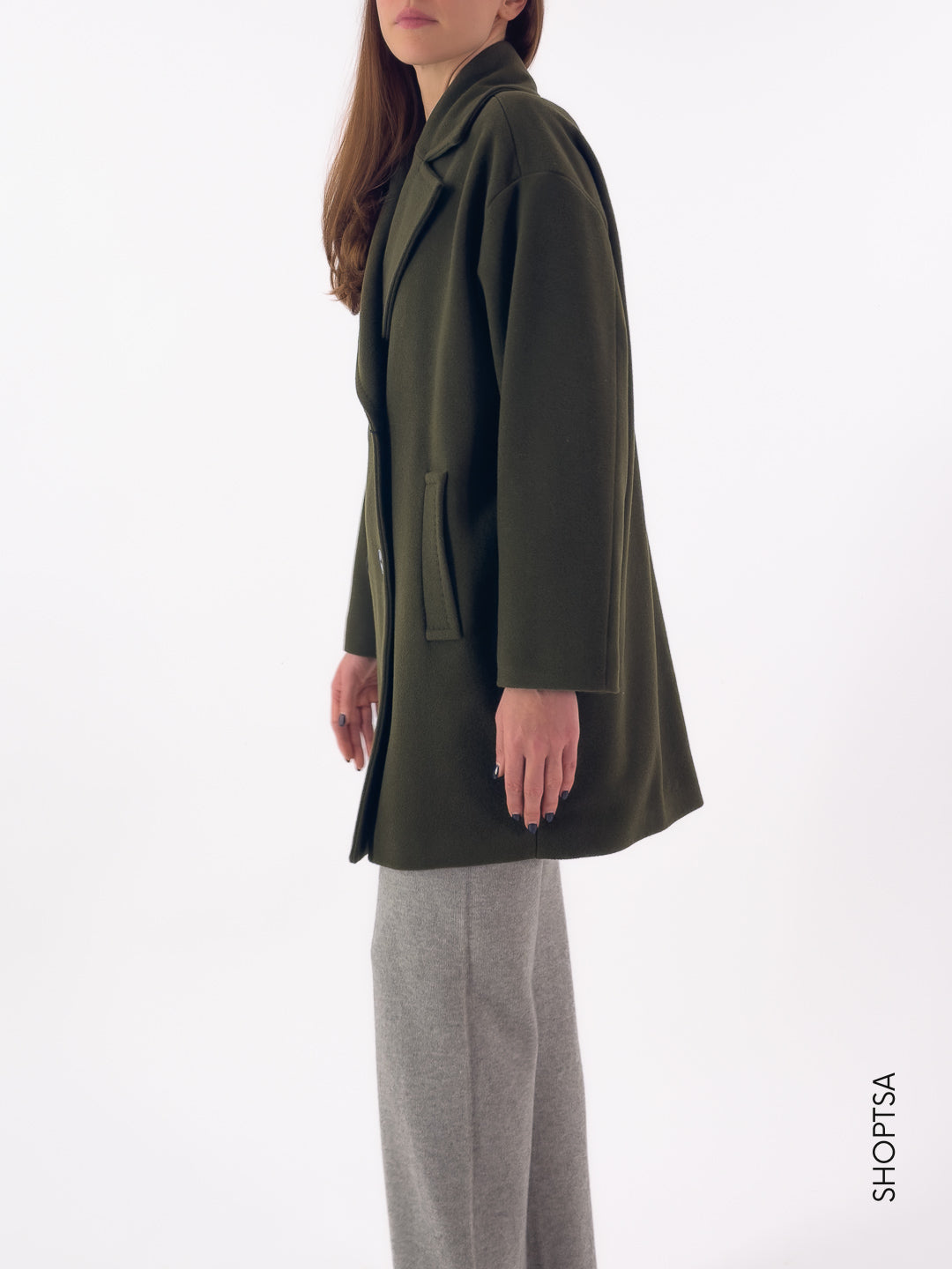 Cappottino ovetto velur di lana