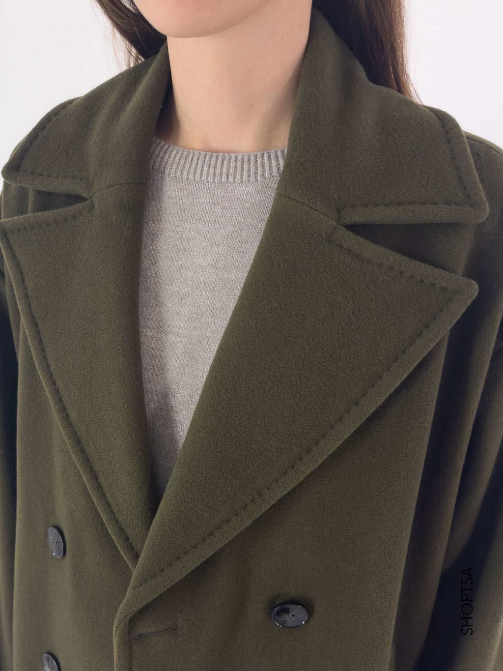 Cappottino ovetto velur di lana