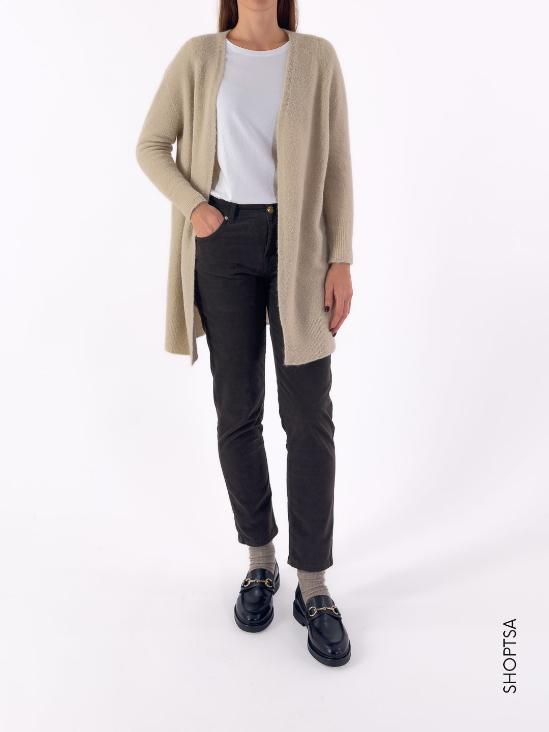 Cardigan in misto lana 87018