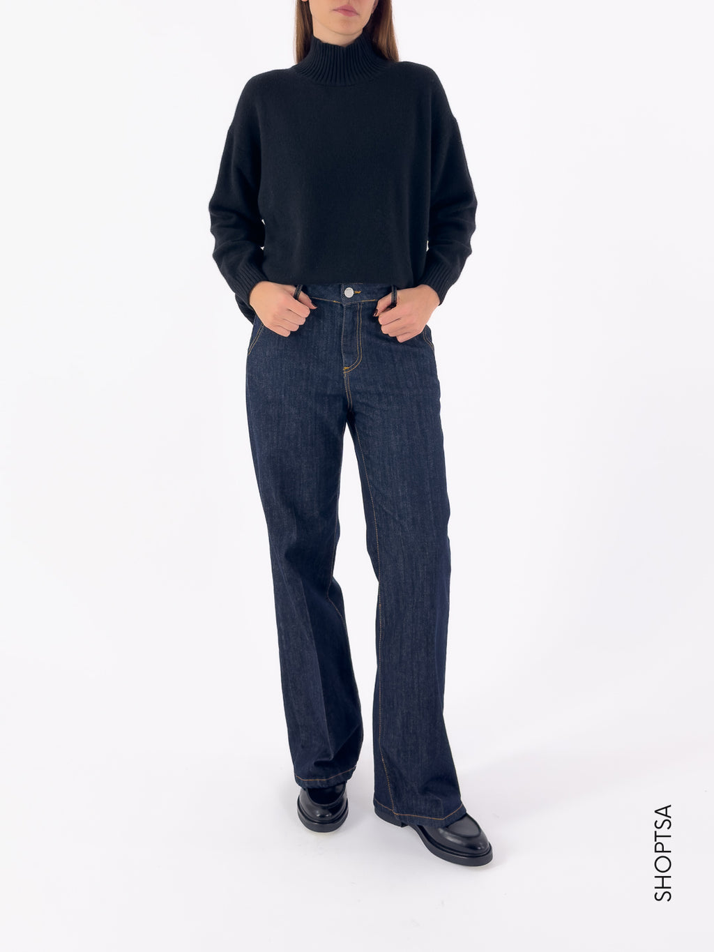 Maglione collo alto premium 40300