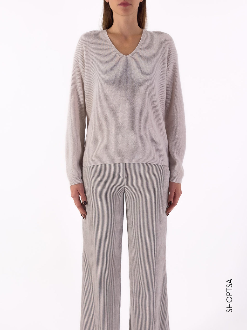 Maglia a V in lana premium 20211