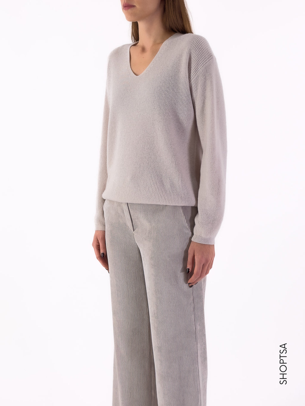 Maglia a V in lana premium 20211