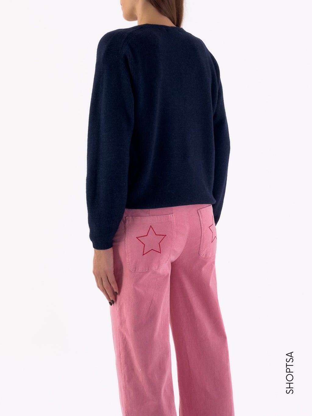 Maglia a V in lana premium 20211