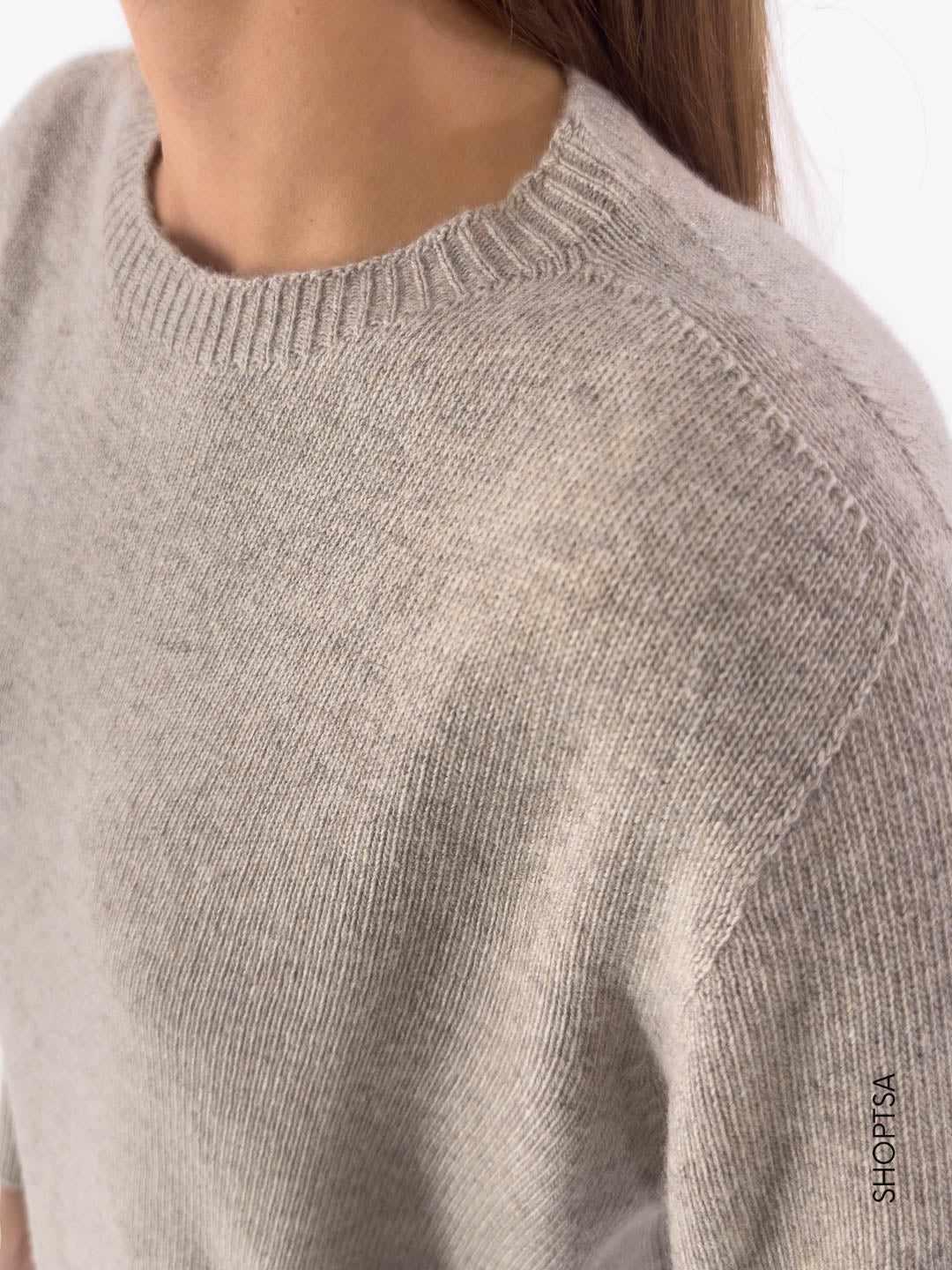 Maglia boxy in lana e cashmere 40204