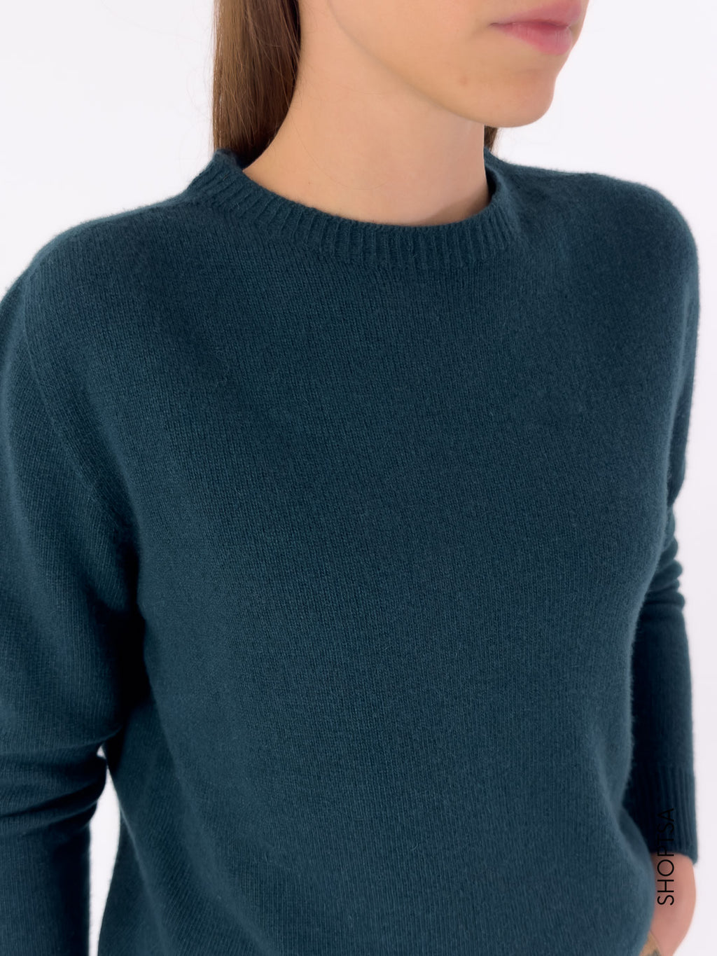 Maglia boxy in lana e cashmere 40204