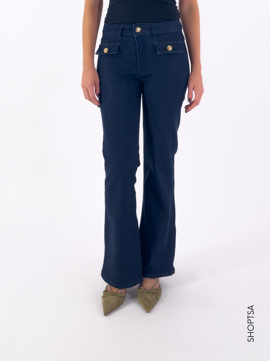 Jeans a zampa stretch 1600