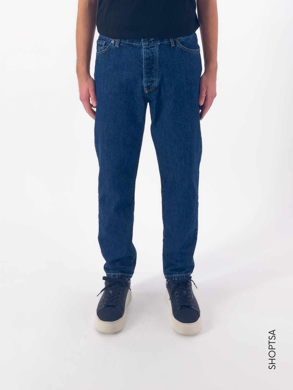 Jeans regular fit tela ferma
