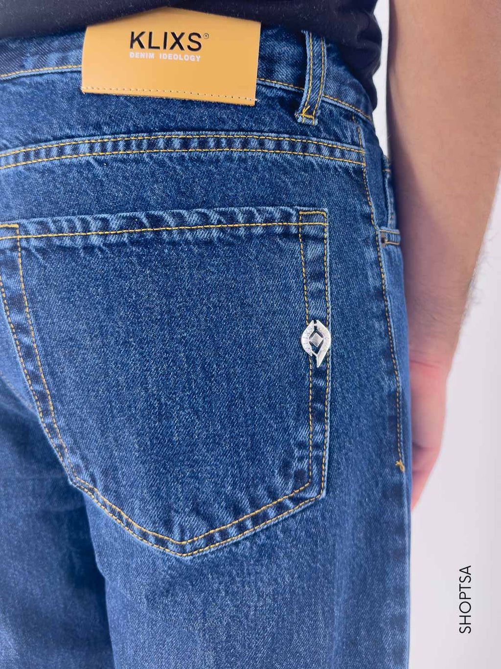 Jeans regular fit tela ferma