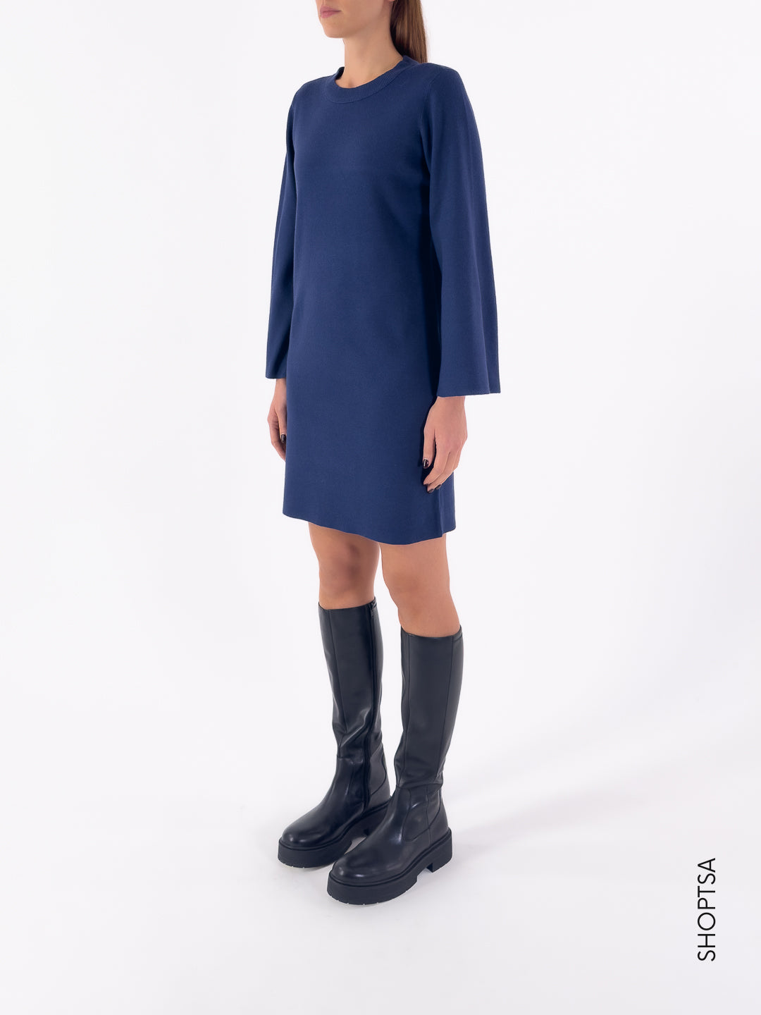 Abito corto in maglia