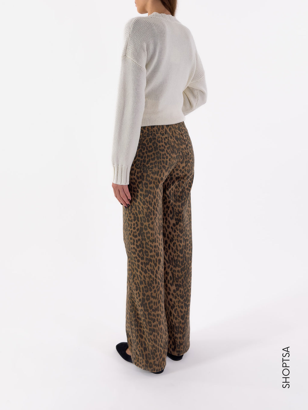 Jeans dritto leopardato - Numph - shopTSa