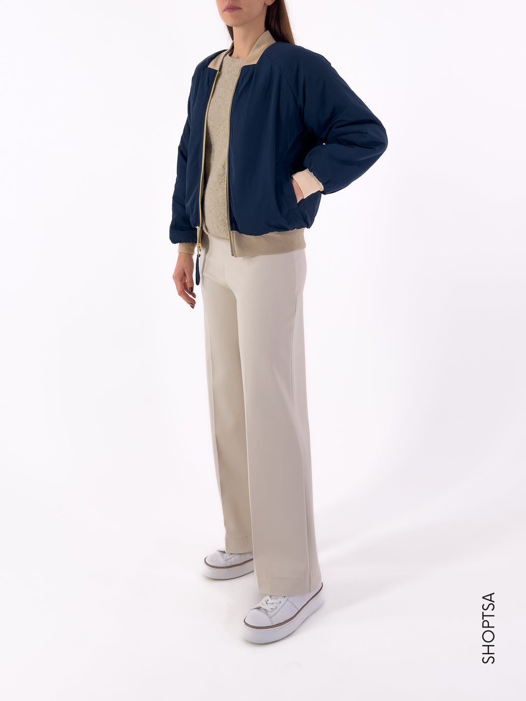 Bomber in sheerpa reversibile