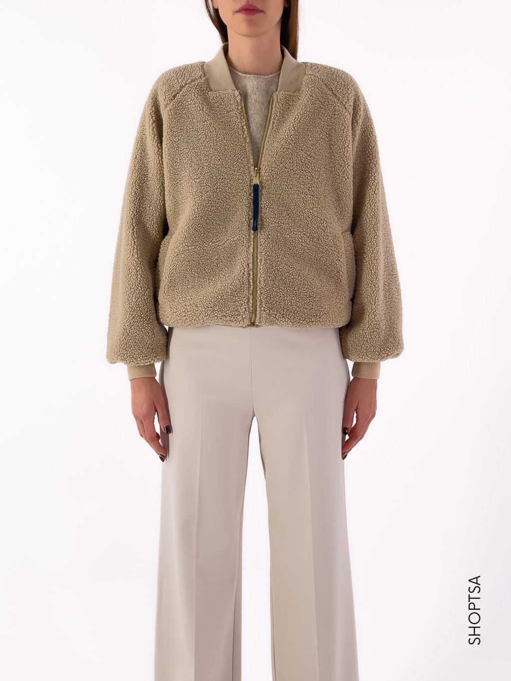 Bomber in sheerpa reversibile