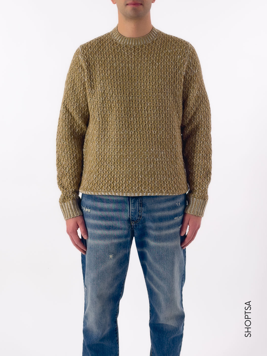 Maglione over girocollo