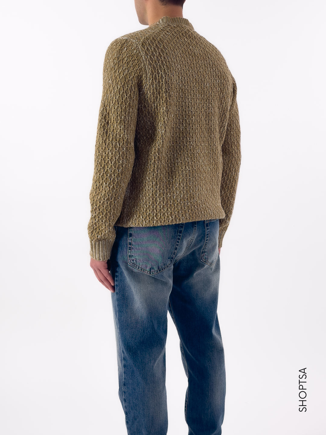 Maglione over girocollo