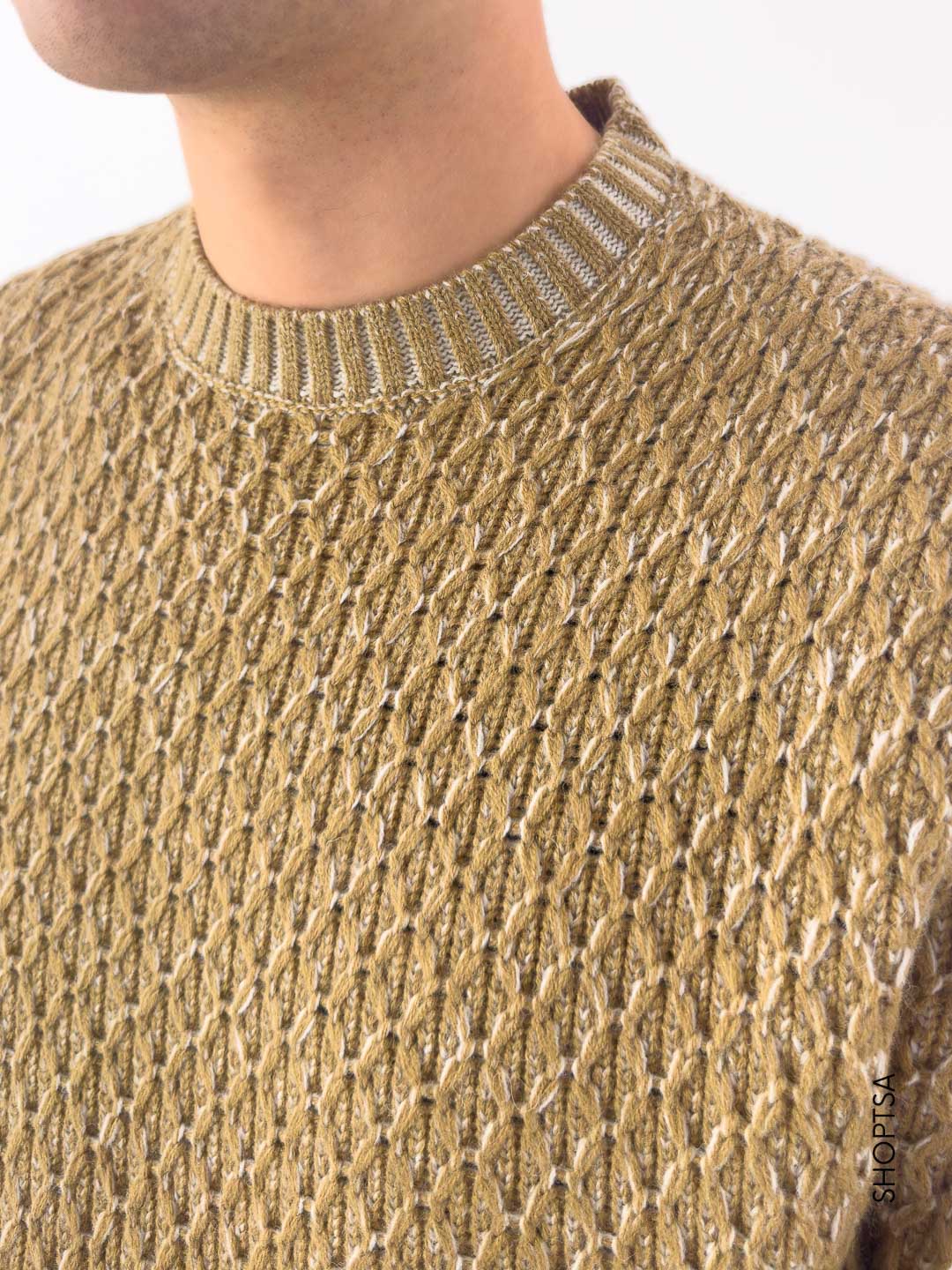 Maglione over girocollo