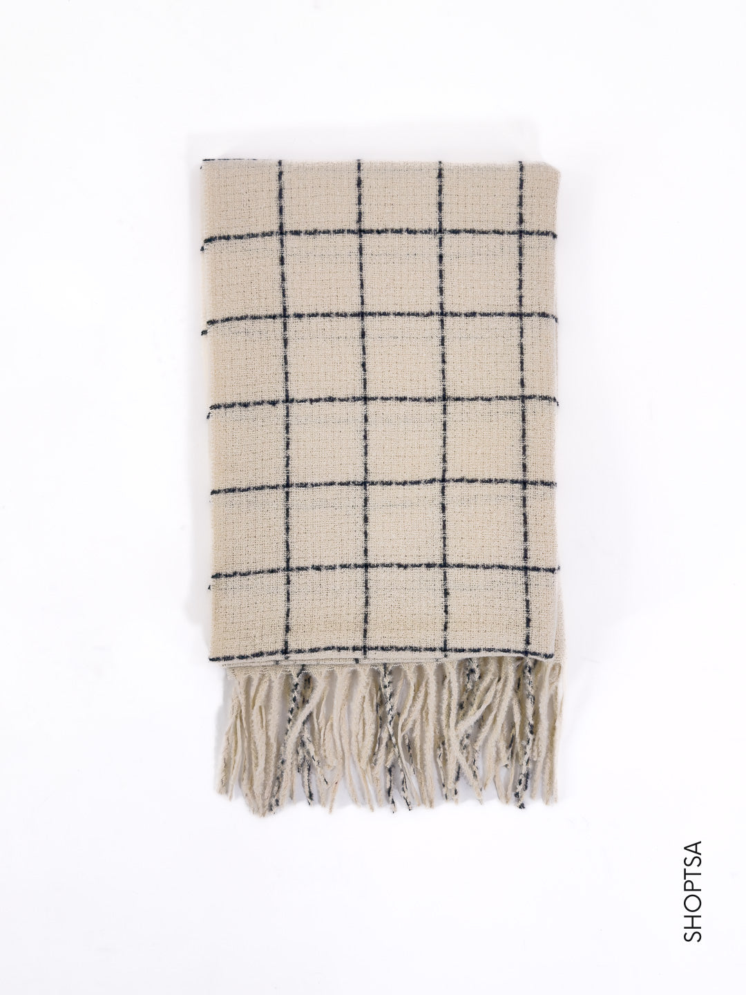 Sciarpa a quadri grandi