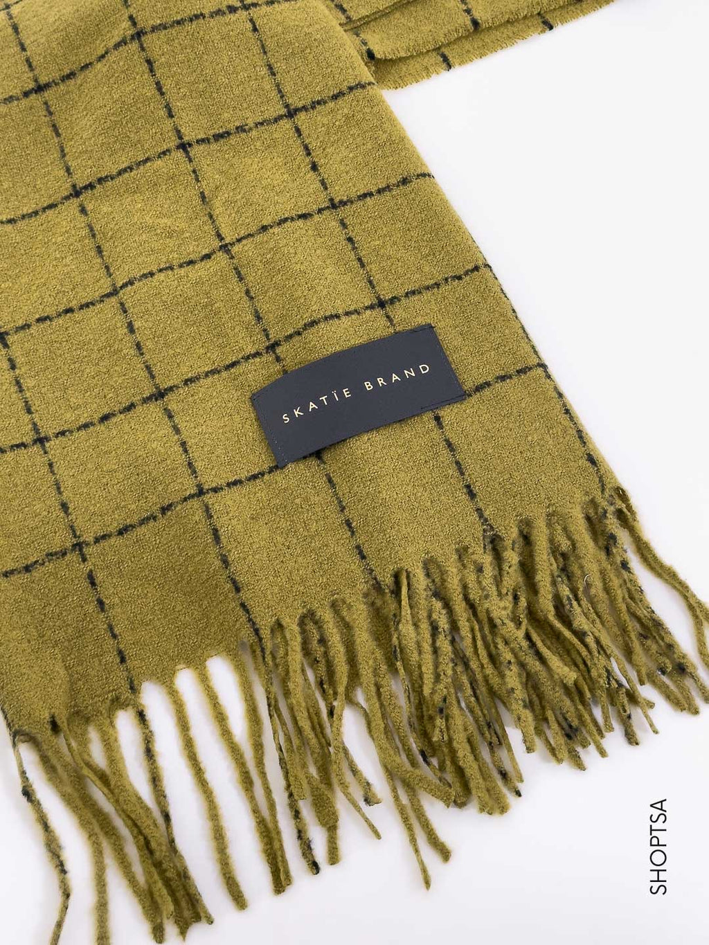 Sciarpa a quadri grandi