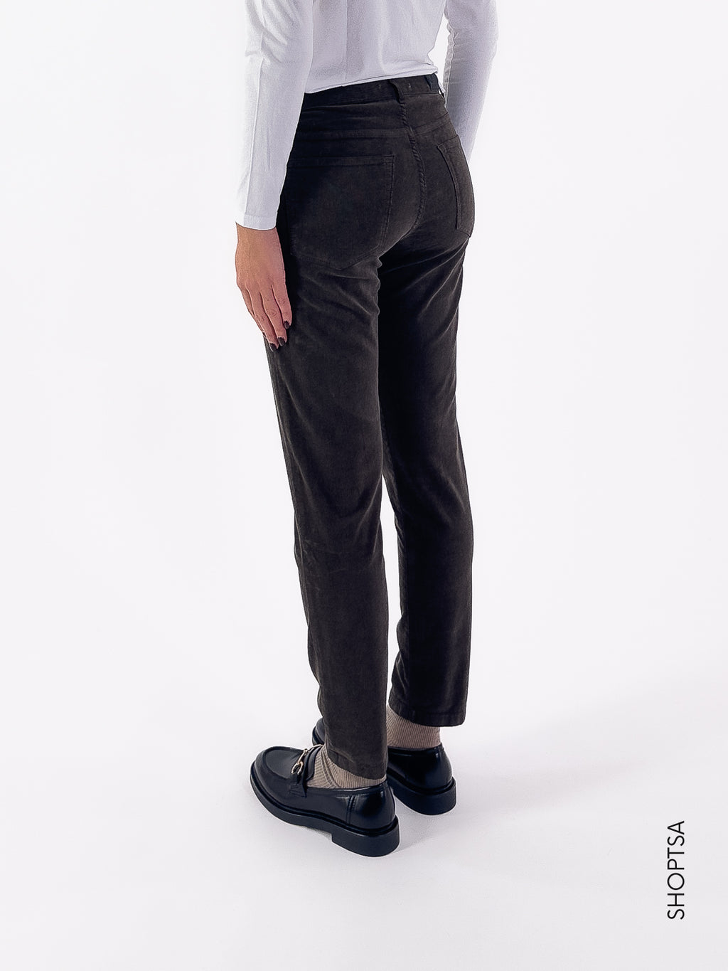 Pantalone velluto skinny