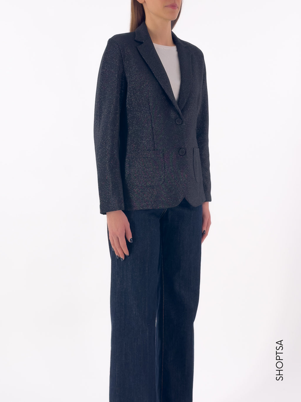 Giacca in viscosa lurex DO34GA