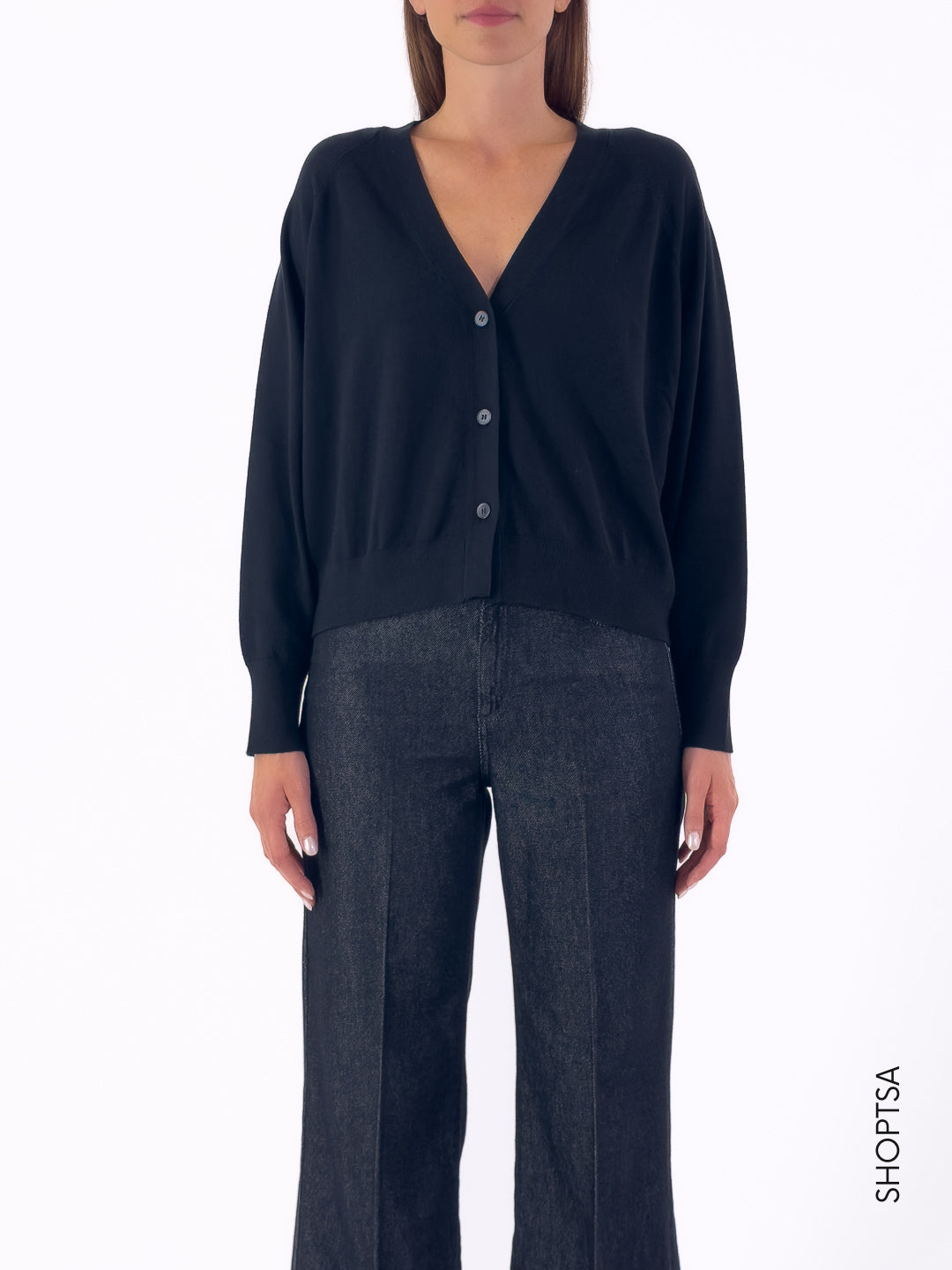 Cardigan essential in viscosa