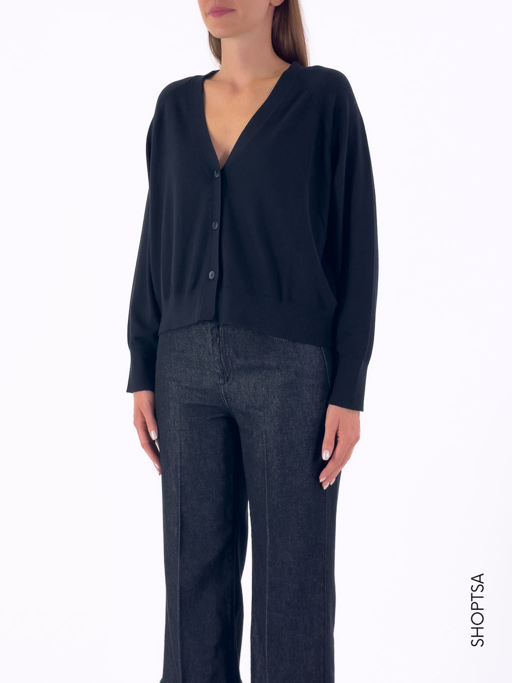 Cardigan essential in viscosa