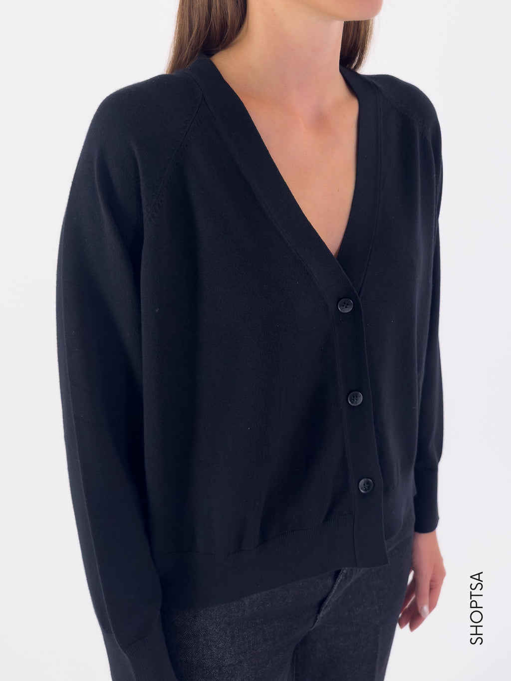 Cardigan essential in viscosa