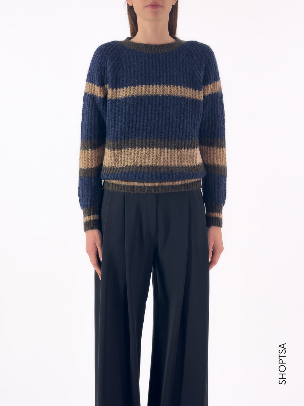 Maglione costa inglese righe