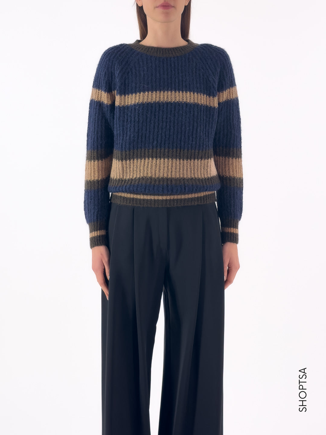 Maglione costa inglese righe