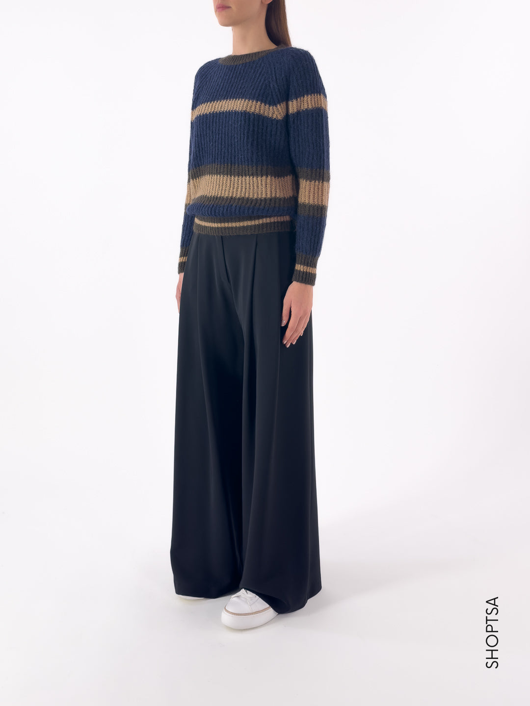 Maglione costa inglese righe