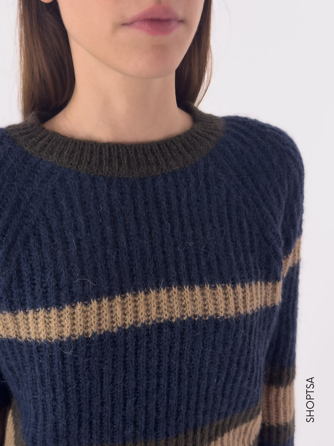 Maglione costa inglese righe