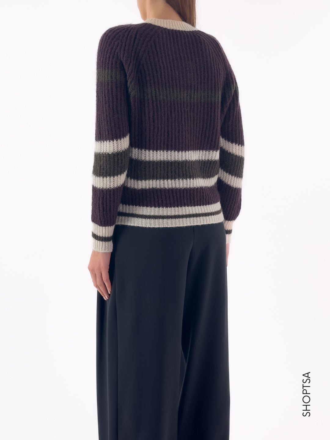 Maglione costa inglese righe