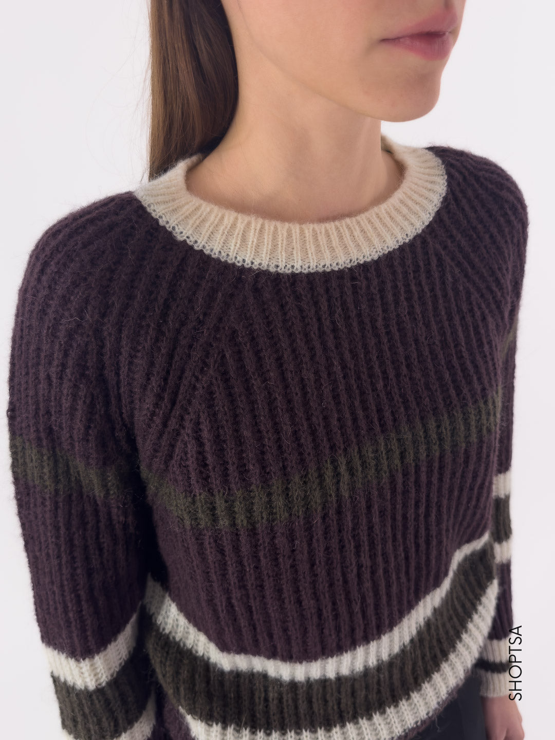 Maglione costa inglese righe