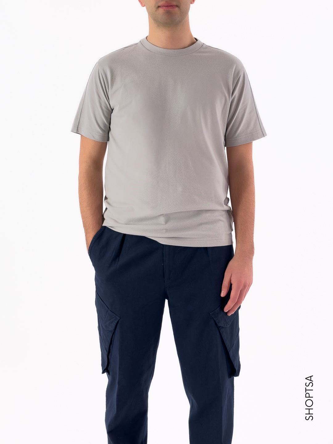 T-shirt pique stretch