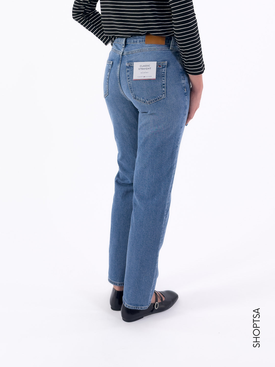 Jeans a vita media dritti